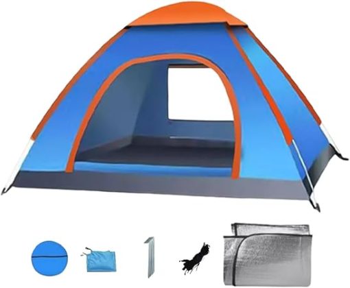 Automatic Pop-up Tent with Polyester Fabric for Family Camping