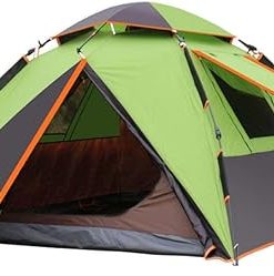 4 Person Quick Automatic Waterproof Camping Tent for Family Use
