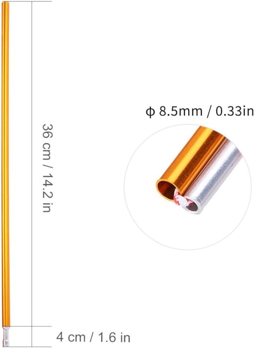 Durable Aluminum Alloy Ten Pole Support Bars for Camping and Hiking - Image 2