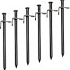 Heavy Duty 6pcs Metal Tent Stakes for Camping Canopy Ground Support