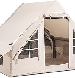 Waterproof Inflatable Camping Tent for 4-6 People Easy Setup