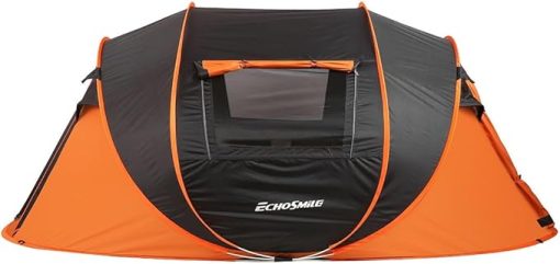 Spacious Water-Resistant Pop-Up Camping Tent for Family Adventures