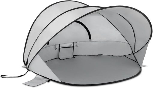 Coolibar UPF 50 Soltent Instant Pop-Up Beach Tent Silver Color - Image 2