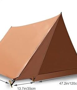 Portable Weatherproof Two-Person Camping Tent for Easy Setup 2
