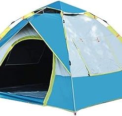 Quick Open Waterproof Family Camping Tent with Moisture-Proof Pads