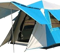 Family Camping Tent 3-4 Person Waterproof Quick Open Breathable Tent