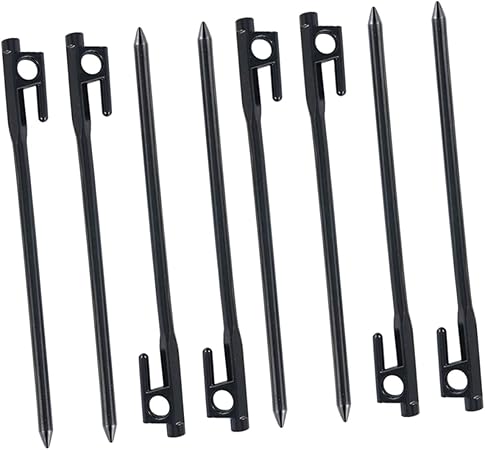 Heavy Duty Cast Iron Tent Stakes and Anchors for Campsite Setup Heavy Duty Cast Iron Tent Stakes and Anchors for Campsite Setup