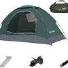 Provides Sunshade Shelter with Professional Folding Party Tent, Durable Aluminum Frame, Waterproof Design, 19.7’x9.8′, Wine Red 4