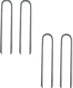 Heavy Duty Tent Stakes 4pcs Drillable Landscape Pins for Tarp