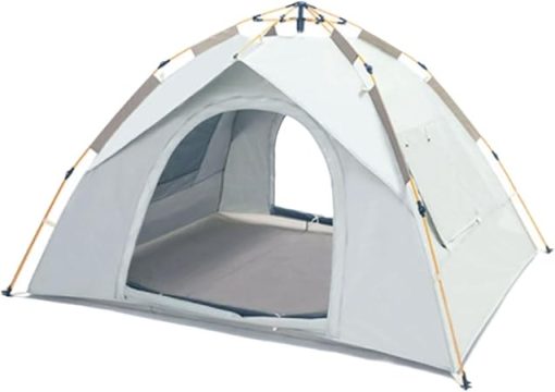 Portable Outdoor Camping Tent with Double Doors and Windows