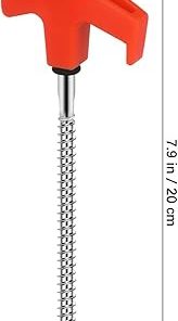10 Heavy Duty Tent Stakes with Rotating Heads for Camping and Events 2