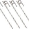 Heavy Duty 18 Inch Steel Rebar Stakes for Tents and Canopies 6 Pack 3