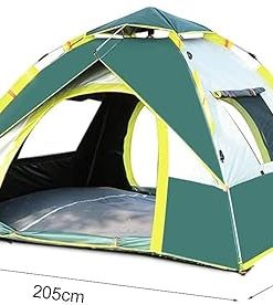 Quick Open Waterproof Family Camping Tent with Moisture-Proof Pads 2