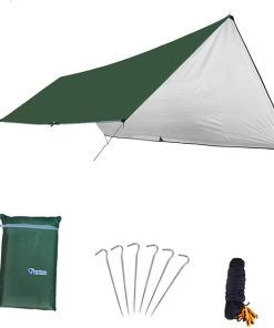 Multi Functional Outdoor Tarp Groundsheet Blanket for Camping Sunshade