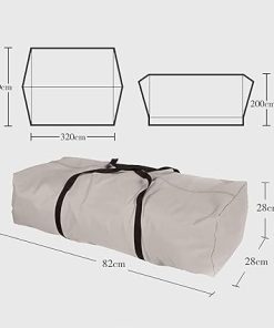4 Season Nylon Canvas Wall Tent with Stove Jack for Camping Hiking 2