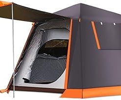 Hydraulic Instant Camping Tent for 3-4 Persons Easy Setup Outdoor