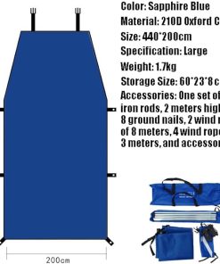 XPENG G3 G6 G9 P5 P7 P9 Car Awning Waterproof Camping Tarpaulin 2