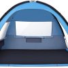 190t Polyester UPF 50 Beach Tent for 2-3 People with Large Door 4