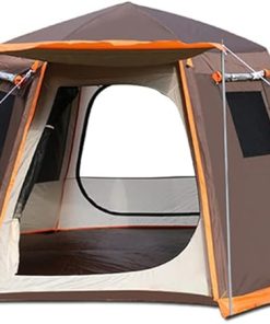Family Beach Tent for Camping 3-8 People Easy Setup Solar Shelter