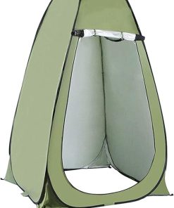 Outdoor Pop Up Shower Tent for Camping Privacy and Sun Protection