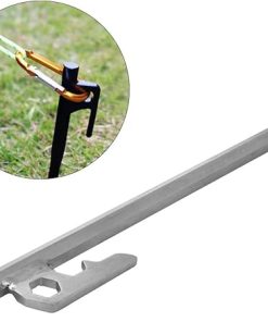 20 Cm Stainless Steel Tent Inserts Multifunctional Camping Tool