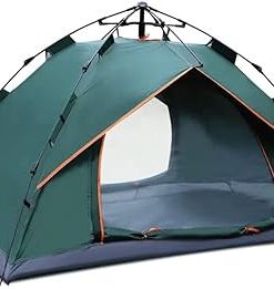 4 Person Portable Pop Up Tent for Camping Hiking Windproof Waterproof