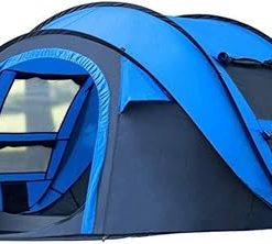 Instant Waterproof 3-4 Person Pop-Up Tent for Camping and Hiking