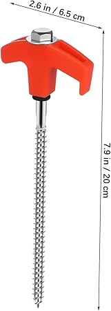 Heavy Duty Tent Stakes with Drill Compatible Sleeve for Secure Camping 2 Heavy Duty Tent Stakes with Drill Compatible Sleeve for Secure Camping - Image 2