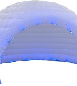 Inflatable Igloo Dome Tent with LED Lights for Outdoor Events