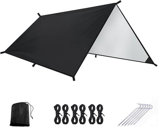 Lightweight Waterproof Hammock Tarp Canopy for Camping and Picnics - Image 2