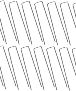 50 Pcs Ground Stakes for Securing Artificial Turf and Garden Use
