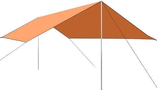 Outdoor Canopy Awning Shade Rain Fly Tent for Picnic and Hiking - Image 2