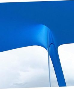 Beach Mat Sun Shade Sail Canopy for Camping Fishing Picnics Blue 2