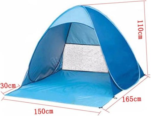 Portable Beach Tent Sun Shelter Quick Setup for Outdoor Protection - Image 2
