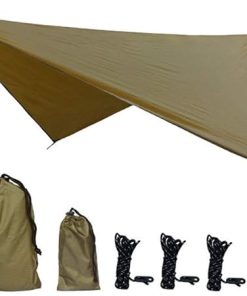 210T Polyester Waterproof Outdoor Camping Ground Mat Deep Green