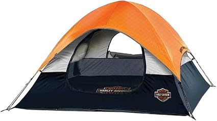 Harley Davidson Bar and Shield Road Ready Tent with Fiberglass Frame Harley Davidson Bar and Shield Road Ready Tent with Fiberglass Frame