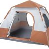 Waterproof 4-6 Person Pop Up Camping Tent for Hiking and Outdoor Use