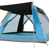 Yardwe 4 Pack Windproof Iron Tent Stakes for Camping and Outdoor Use 4
