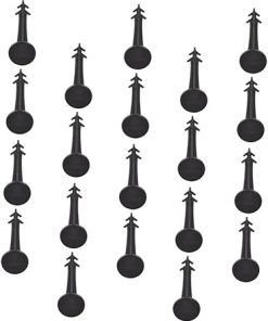 100 Plastic Tent Stakes Durable Ground Nails for Camping and Canopies