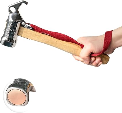 Camping Moon Premium 1.5 lb Peg Hammer with Copper Head 420J2 Camping Moon Premium 1.5 lb Peg Hammer with Copper Head 420J2