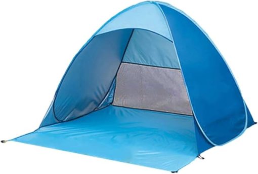 Quick-Open Sun Shelter Tent for Beach Camping Fishing and Picnics