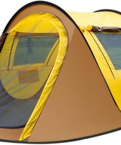 Pop Up Dome Light Camping Tent for Family Outdoor Use with Carry Bag