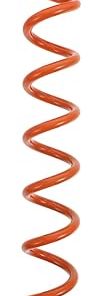Spiral Garden Stakes 1pc Outdoor Turf Ground Anchor Iron Orange