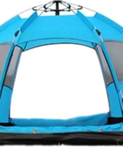 Double Layer Family Tent for 3-5 People Rainproof Outdoor Camping