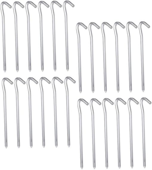 Happyyami 30pcs Heavy Duty Ground Stakes for Secure Camping Setup