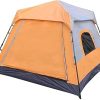 Quick Open Waterproof Family Camping Tent with Moisture-Proof Pads 4