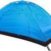 MAROUTE 13X9FT Waterproof Tent Tarp with 2 Aluminum Poles 4
