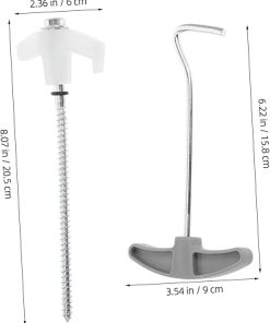 Heavy Duty Camping Tent Stakes with Fluorescent Tips for Outdoors 2
