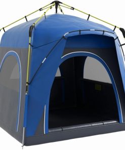 4 Person Pop Up Camping Tent Quick Setup Family Travel Automatic Tent