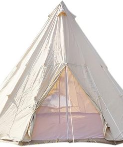 Four-Season Waterproof Bell Tent for Family Camping and Glamping